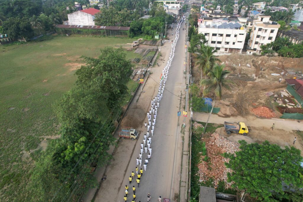 জাতীয় ঐক্য সুদৃঢ় করতে হাইলাকান্দিতে একতা দৌড় জাতীয় ঐক্য সুদৃঢ় করতে হাইলাকান্দিতে একতা দৌড়