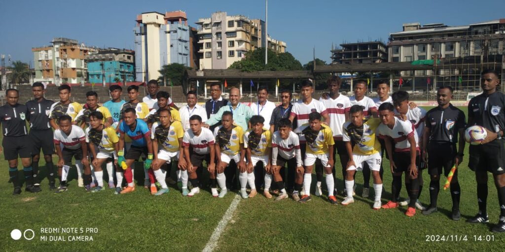 ক্যাপ্টেন এনএম গুপ্ত ফুটবলের উদ্বোধনী ম্যাচে জয়ী রেয়াংদাই মণিপুর ক্যাপ্টেন এনএম গুপ্ত ফুটবলের উদ্বোধনী ম্যাচে জয়ী রেয়াংদাই মণিপুর