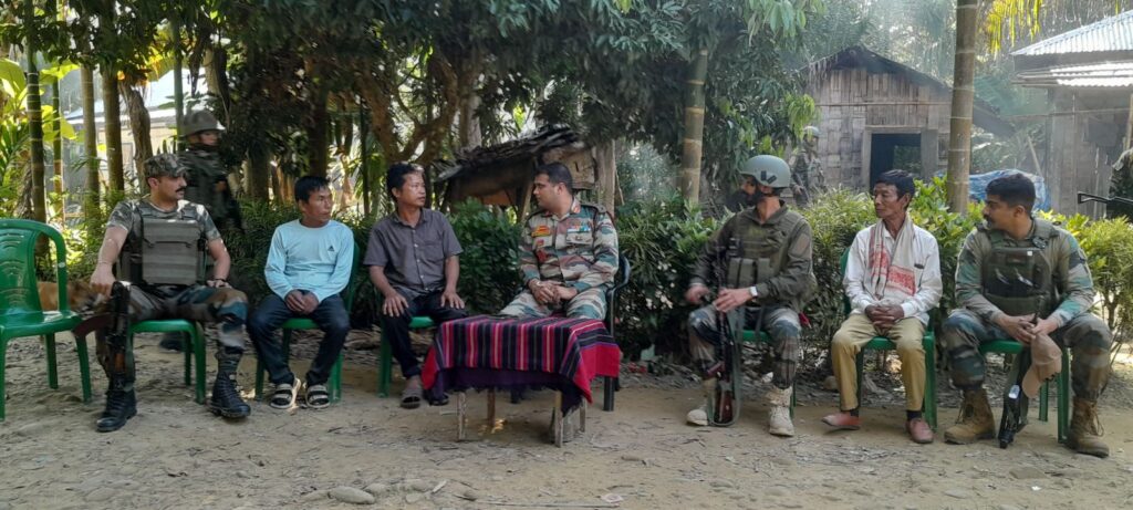 নিরাপত্তা নিশ্চিত করতে জিরিবামের বিভিন্ন অঞ্চলে অভিযান আসাম রাইফেলসের নিরাপত্তা নিশ্চিত করতে জিরিবামের বিভিন্ন অঞ্চলে অভিযান আসাম রাইফেলসের