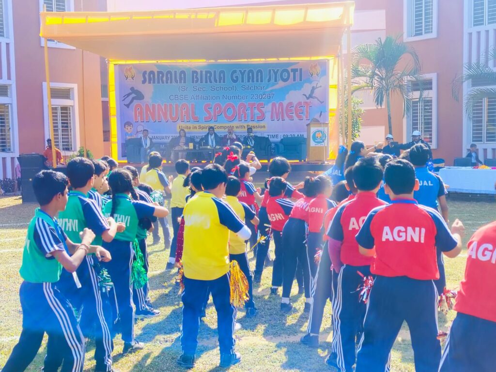 সরলা বিড়লা জ্ঞানজ্যোতি সিনিয়র সেকেন্ডারি স্কুলে বার্ষিক ক্রীড়া উৎসব শুরু সরলা বিড়লা জ্ঞানজ্যোতি সিনিয়র সেকেন্ডারি স্কুলে বার্ষিক ক্রীড়া উৎসব শুরু