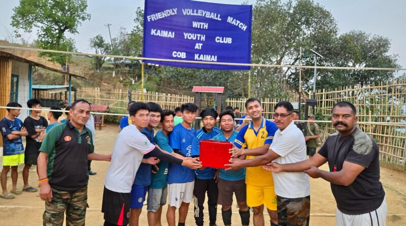 আসাম রাইফেলসের প্রীতি ভলিবল ম্যাচ আসাম রাইফেলসের প্রীতি ভলিবল ম্যাচ