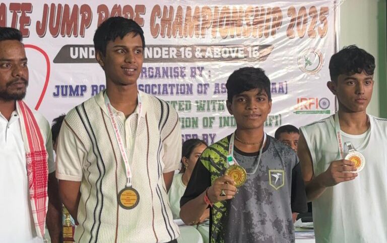হামিংবার্ডস জাম্প রোপ ক্লাবের হাত ধরে রাজ্য চ্যাম্পিয়নশিপে কাছাড়ের ৯টি স্বর্ণপদক জয় হামিংবার্ডস জাম্প রোপ ক্লাবের হাত ধরে রাজ্য চ্যাম্পিয়নশিপে কাছাড়ের ৯টি স্বর্ণপদক জয়
