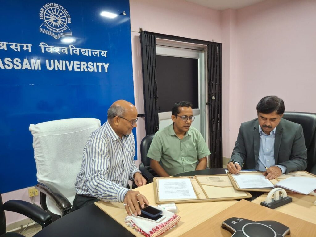 যোরহাটের টকলাই’র সঙ্গে সমঝোতা চুক্তি স্বাক্ষর আসাম বিশ্ববিদ্যালয়ের যোরহাটের টকলাই’র সঙ্গে সমঝোতা চুক্তি স্বাক্ষর আসাম বিশ্ববিদ্যালয়ের