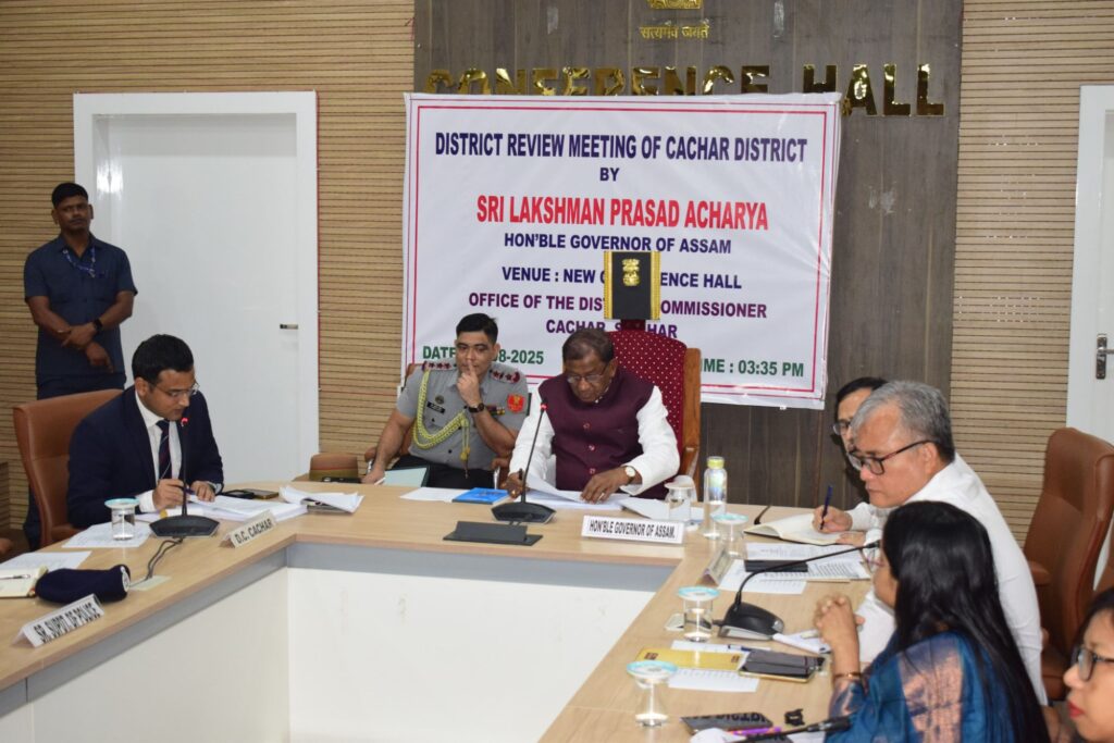 কাছাড়ের উন্নয়নে সন্তোষ প্রকাশ লক্ষ্মণপ্রসাদ আচার্যের কাছাড়ের উন্নয়নে সন্তোষ প্রকাশ লক্ষ্মণপ্রসাদ আচার্যের