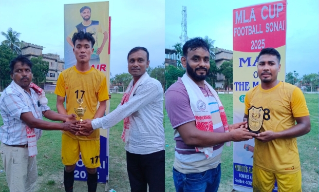 সোনাইয়ে এমএলএ কাপ ফুটবলে জয়ী এমএম বাজাজ, হ্যাটট্রিক মার্টিনের