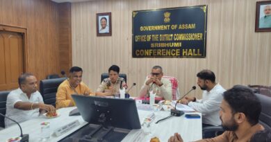 শ্রীভূমিতে পর্যালোচনা বৈঠক কৌশিক রায়ের